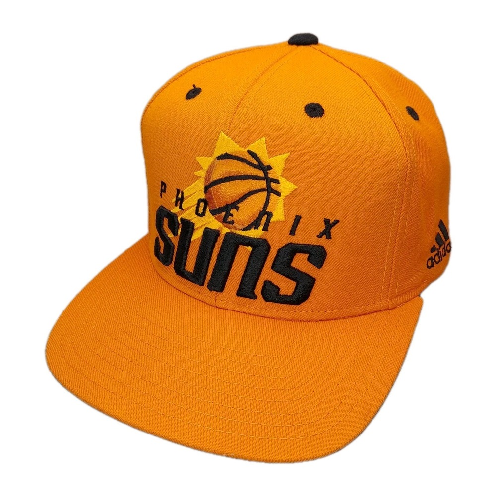 Phoenix Suns Adidas Orange Snapback Hat NBA Adjustable Cap